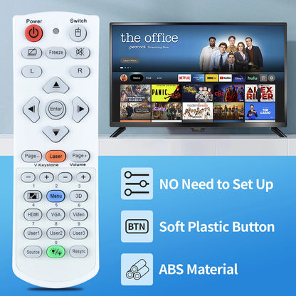 IR1304L Replace Remote Control For ViewSonic Projector LM-2401