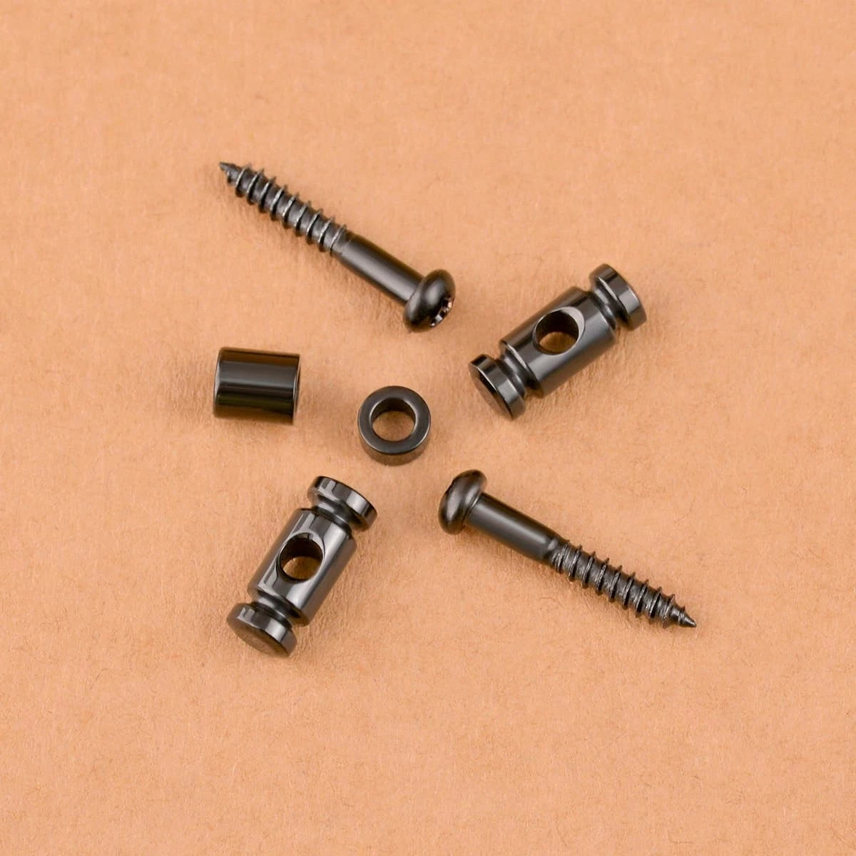 Guyker Guitar Roller String Retainers(Set of 2) – Guide, Strings Black