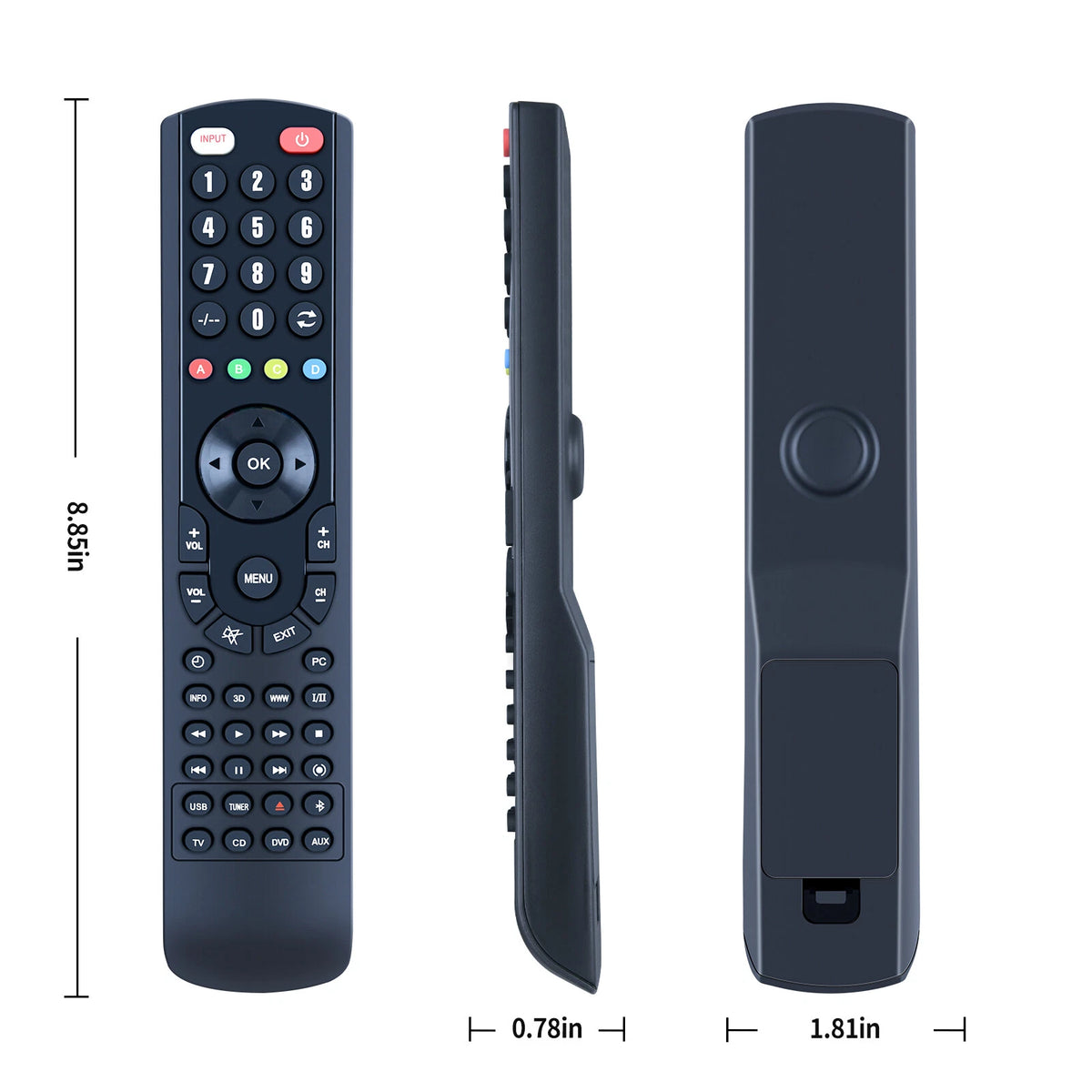 RAV386 WN98400 US Remote Control For Yamaha AV Receiver RX-V3900 RX-V3800