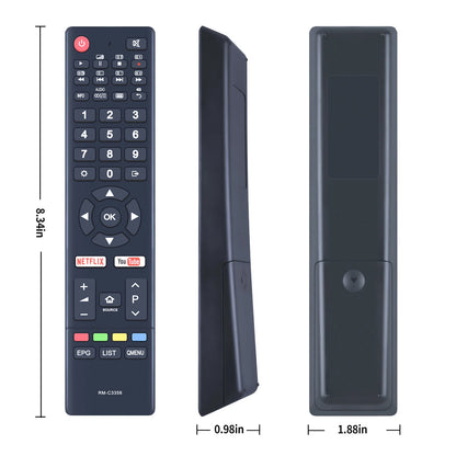 RM-C3356 Replacement Remote Control For JVC Smart LCD LED Android TV