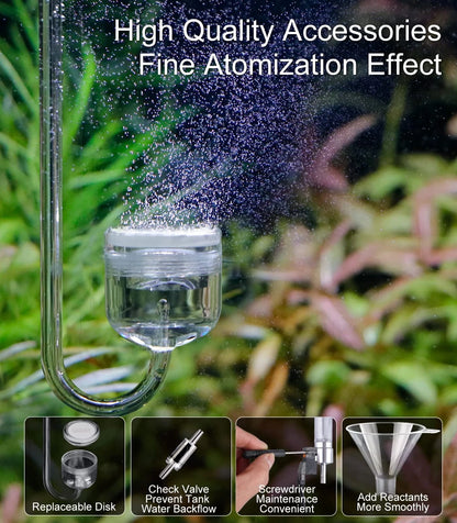 Clscea Aquarium CO2 Generator Kit Double Pressurization Enhanced G700S