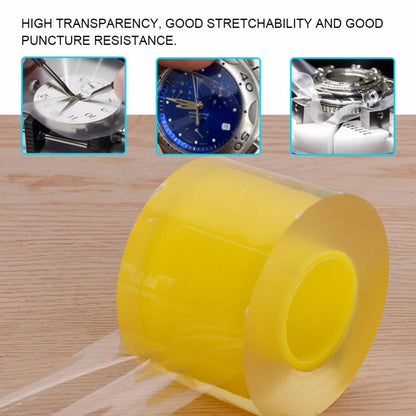 50mm/1.97in Watch Jewelry Transparent Anti-Static Protective PVC Film Tape Roll