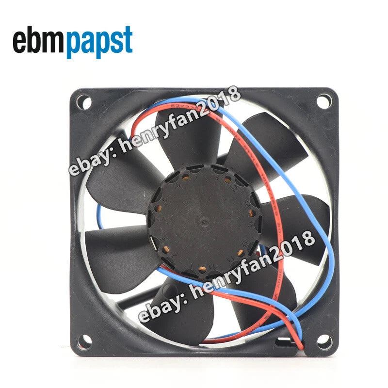 Ebmpapst 8418N Axial Fan DC 48V 42mA 2.0W 80*80*25MM 2-wire 3100RPM Cooling Fan