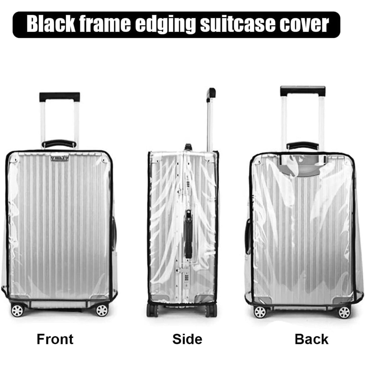 T Tersely Clear PVC Suitcase Cover Protectors 20/24/26/28/30 22inch,