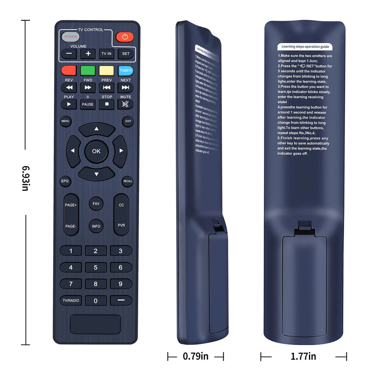 Remote Control For KOQIT ATSC TV Tuner Digital Converter Box