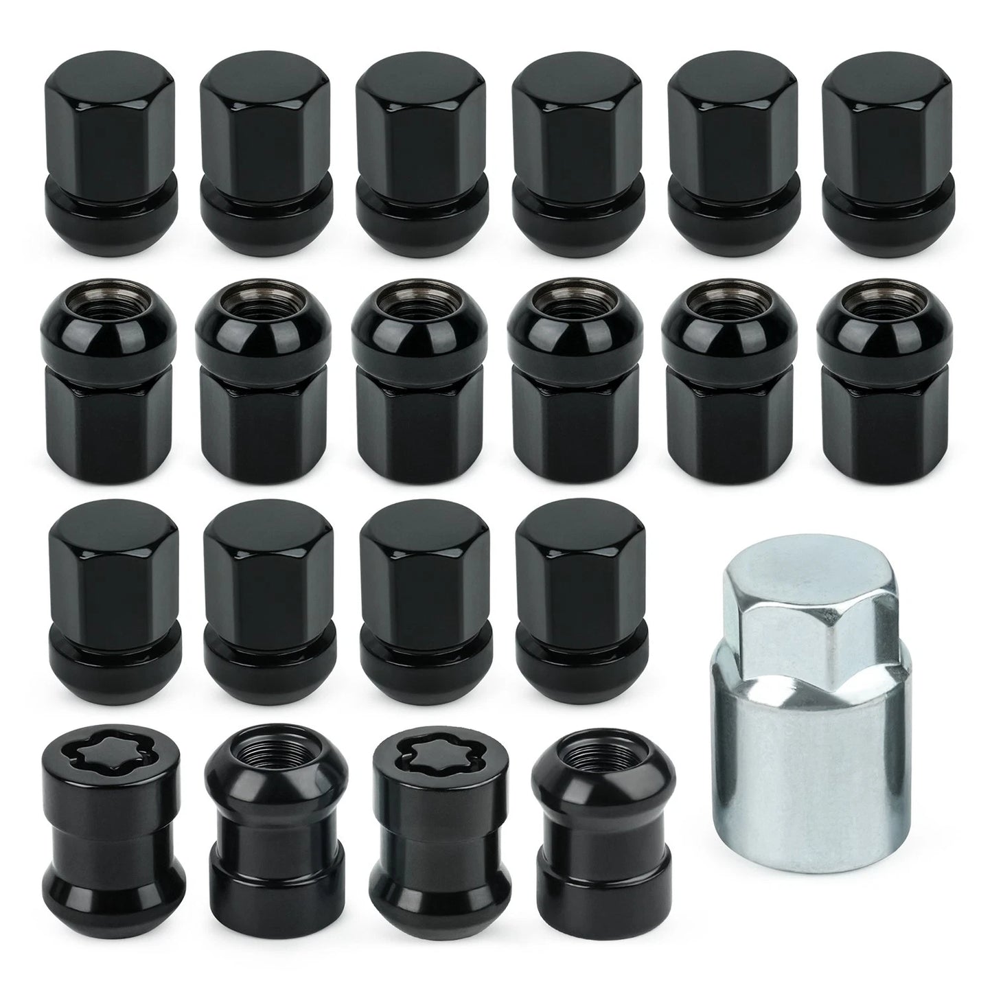 21Pcs 08W42-S2A-100 Wheel Locks Lug Nuts Set For Honda CR-V 2017-2022
