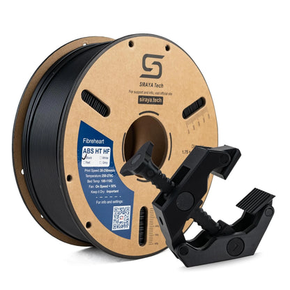 Siraya Tech Fibreheart ABS HT HF 3D Printer Filament – 1kg, Abs Ht Hf Black