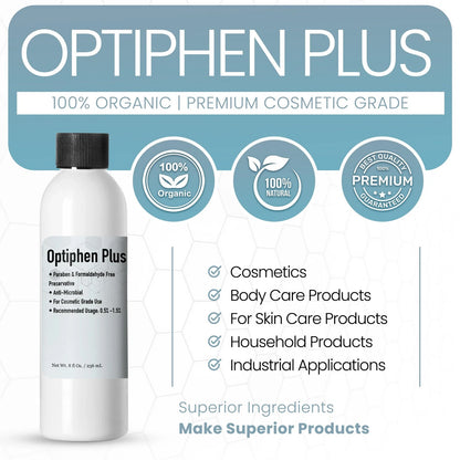 Optiphen Plus Preservative for Cosmetics, 8 Fl Oz (Pack of 1)