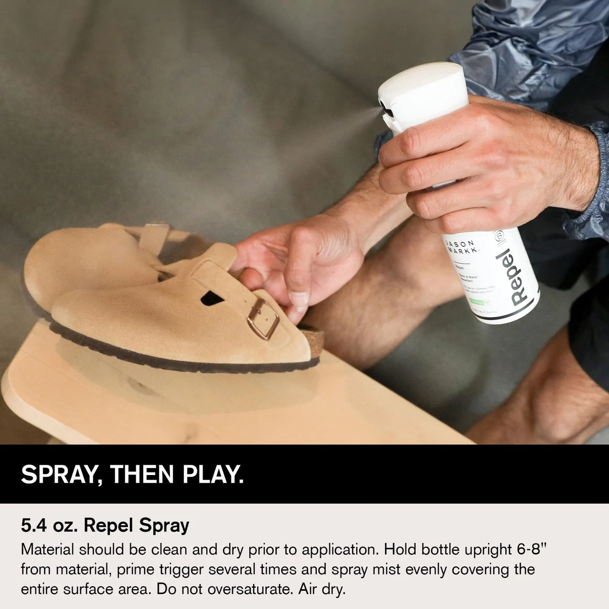 Jason Markk Shoe & Sneaker Protector Repel Spray, Water & Stain 5.4 Oz, White