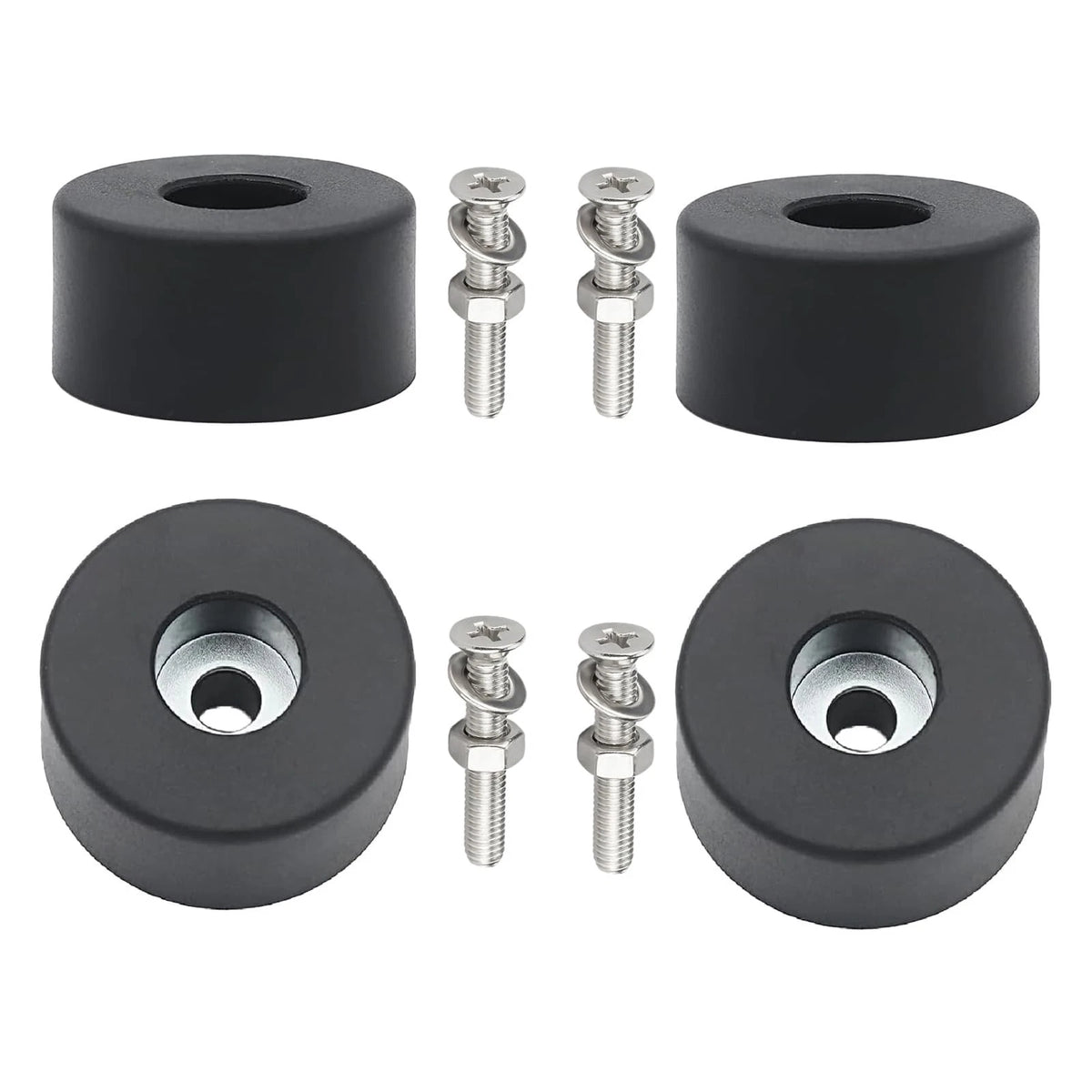 4 Pack 192310GS Anti Vibration Rubber Feet, Air Compressor Isolation Black