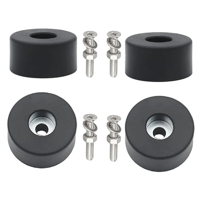 4 Pack 192310GS Anti Vibration Rubber Feet, Air Compressor Isolation Black