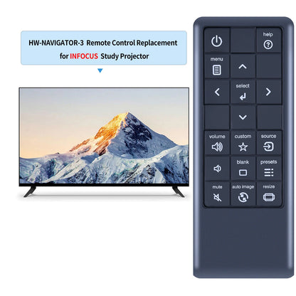 HW-NAVIGATOR-3 Remote Control For InFocus Projector IN112 IN114 W240 W260