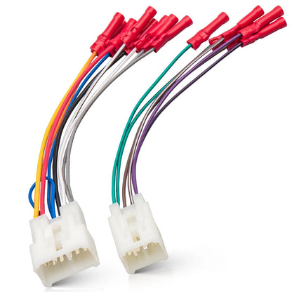 NuIth Car Radio Wiring Harness W/Butt Compatible with 92-17 Toyota RAV4...