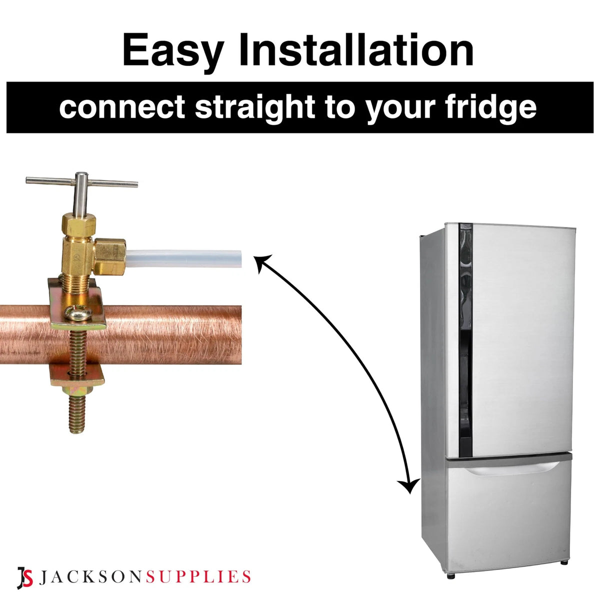 Ice Maker Supply Line and Humidifier Installation Kit for Refrigerators &...
