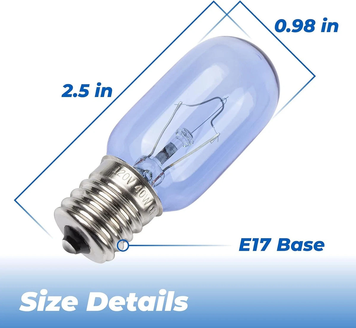 297048600 241552802 Refrigerator Light Bulb Replacement T8 120V 40W...