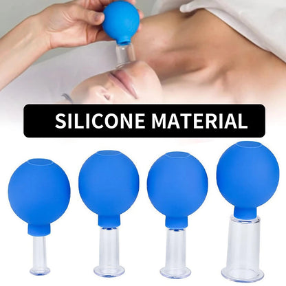 JIELUO Facial Cupping Therapy Set Plastics, Eye Face Vacuum Massage Anti Blue