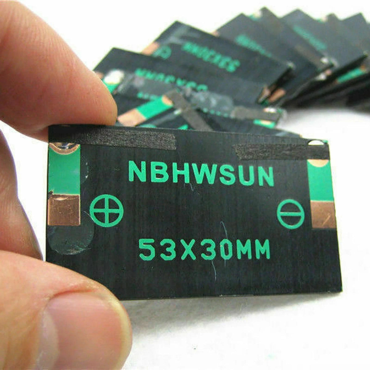 10Pcs/Lot DIY Toy 5V 30mA 53X30mm Micro Mini Small Power Solar Cells Panel k