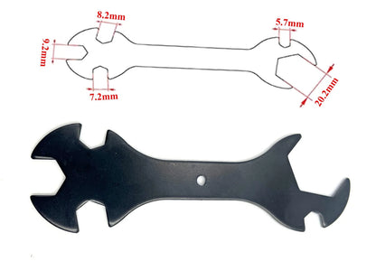 3D Printer Cleaning Tool Parts, 5 in 1 Wrench + 6mm 7mm L-Shaped Hexagonal...