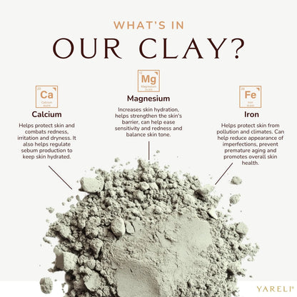 YARELI Bentonite Clay Powder Facial Mask & Cleansing 32 Ounce (Pack of 1)