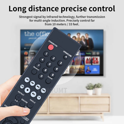 BD003 Remote Control For Insignia DVD Player NS-WBRDVD2 NS-WBRDVD2-CA