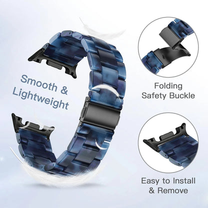 G-ficu Resin Band for Samsung Galaxy Watch 8/8Classic Band, Dark Blue