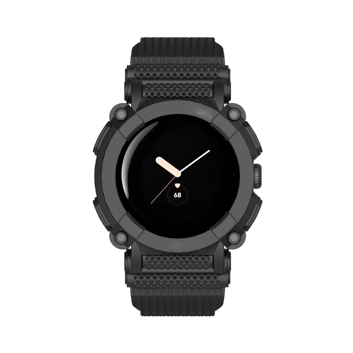 Shockproof Watch Case Strap for Google Pixel Watch Band Silicone Cover Bracelet