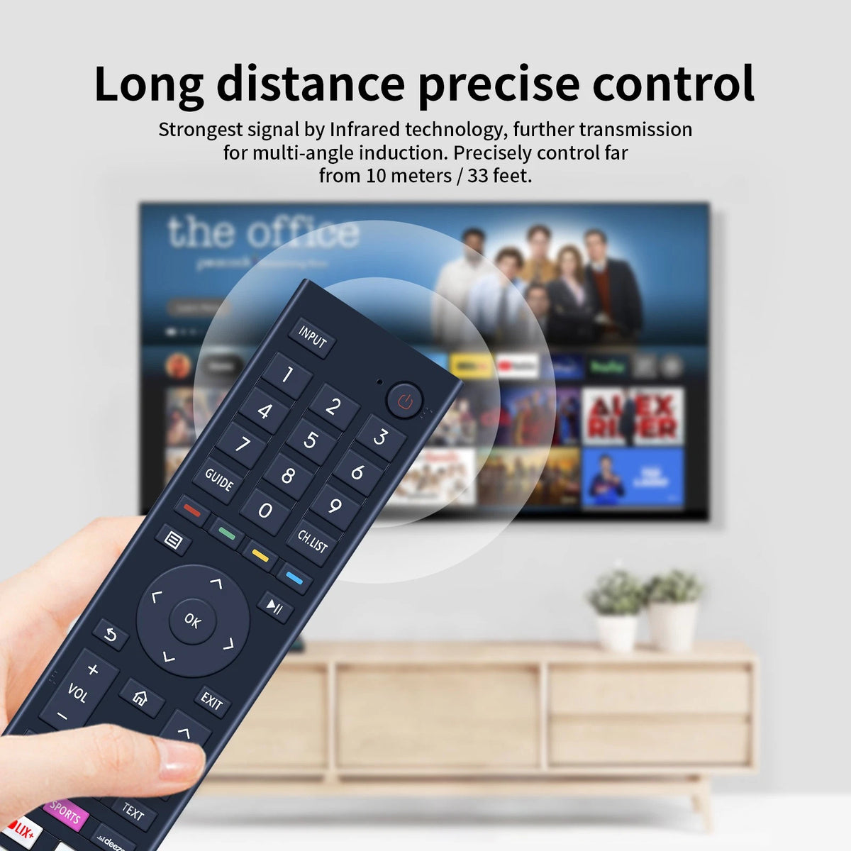 ERF3E80H Voice Remote Control For Hisense TV 43A6BG 43A6G 50A6BG 50A6G 55A6G