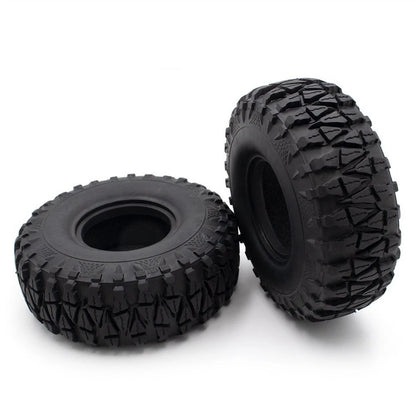 4Pack 1/10 RC Car 1.9" Rubber Wheel Tyres Tires Cover For 1.9in RC Wheel Rim D
