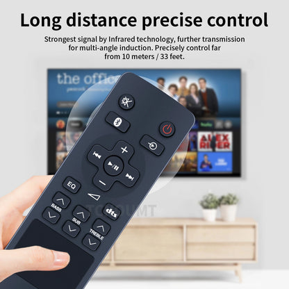 SE-R0429 Remote Control For Toshiba Soundbar SBX4250KN SBX4250