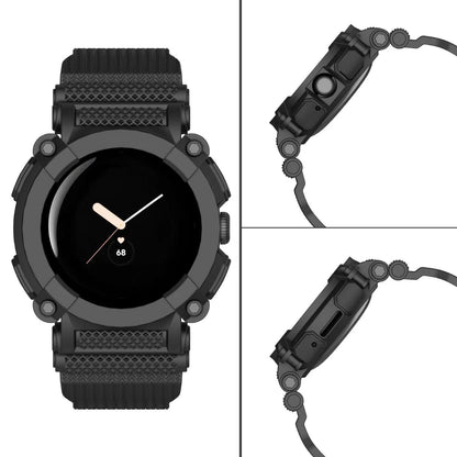 Shockproof Watch Case Strap for Google Pixel Watch Band Silicone Cover Bracelet