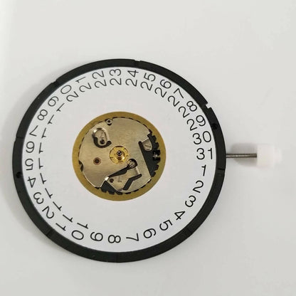 32.6mm Date @ 3 Quartz  Watch Movement with Battery + Stem for ISA 2334 1035