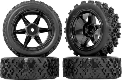 RC Station 12mm Hex Wheels and Tires 1/12 1/14 1/16 1/18 Off Road...