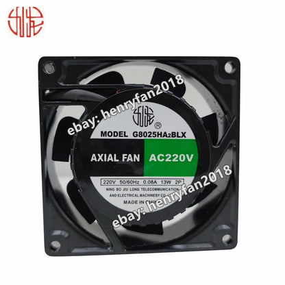JiuLong G8025-HA2BLX G8025-HA2BL Axial Fan 220V 0.08A 13W 80*80*25MM Cooling Fan
