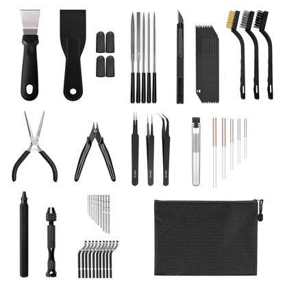 63 Pcs 3D Printer Tools, Printing & Cleaning Tool Kit 63 Set