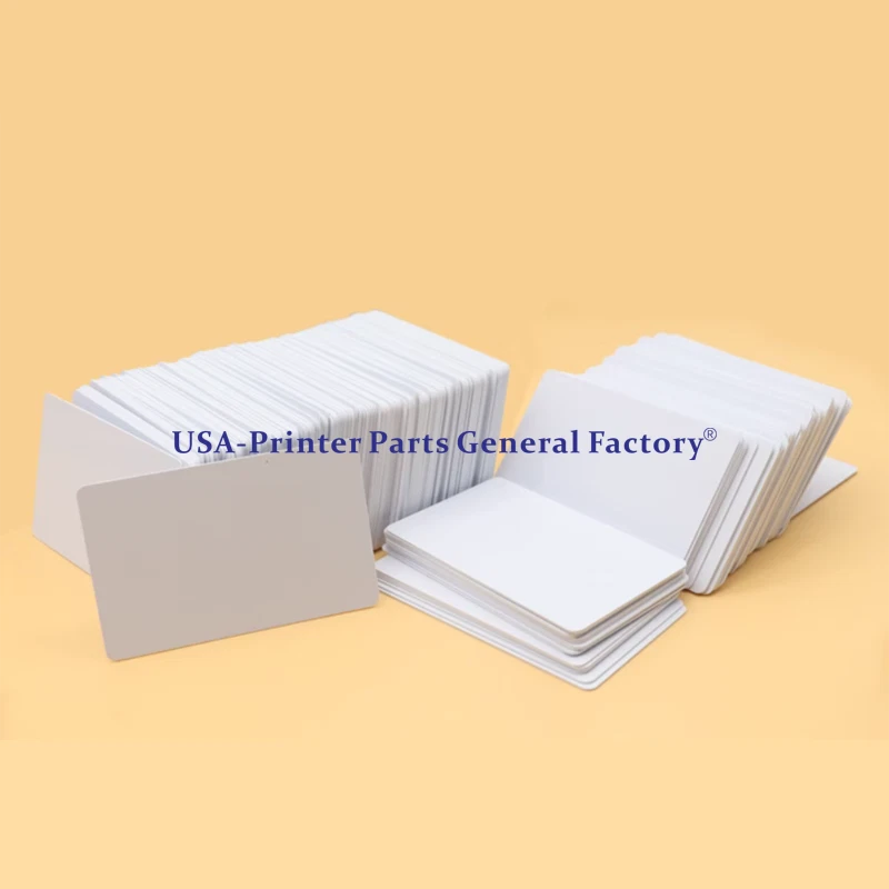 100PCS For Epson Printer Blank Inkjet Printable PVC ID Card Credit Plastic CR80