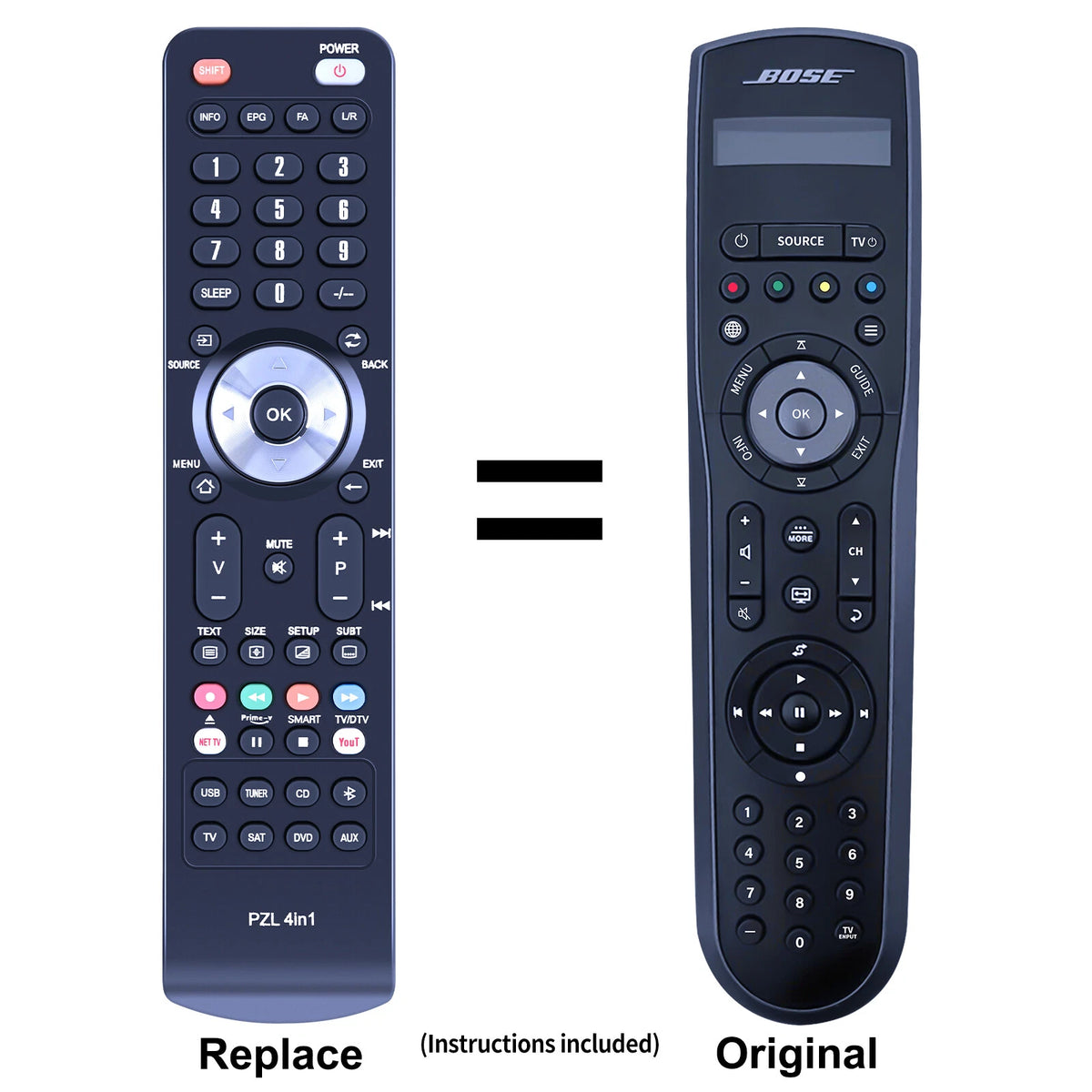RC-X35A Replace Remote Control For Bose Lifestyle V35 V25 t20 525 535 135