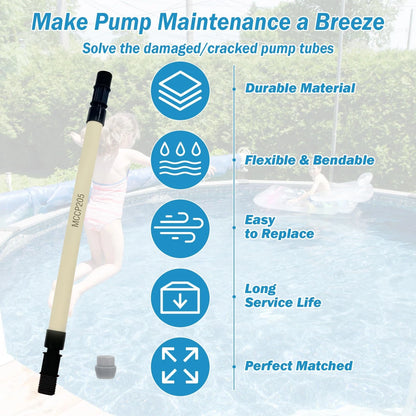 5 Sets of MCCP205 Pump Tube & 1/4" UCAK200 Ferrule Replacement for Stenner...