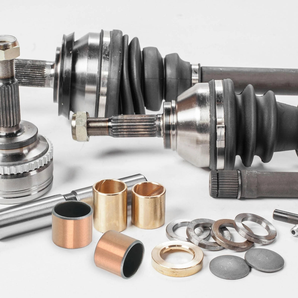 uxcell 4 Pcs Sleeve Bearing 7/8" Bore x 1" OD x Length 7/8"x1"x1", Brass