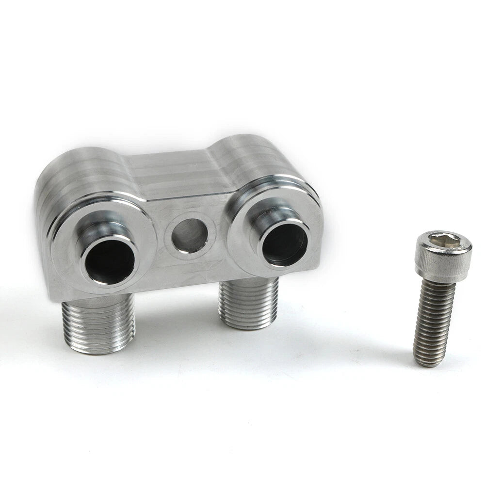 Adapter fitting CNC Machined For LSX LS1 Swap  AC Compressor