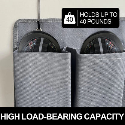 RVZONE RV Shoe Pockets 10 Heavy Hanging Bedside Storage Medium, Grey