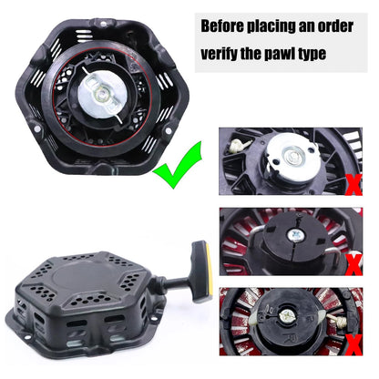 DVBB Pull Start Recoil Starter Compatible with Champion 196cc 208cc Black