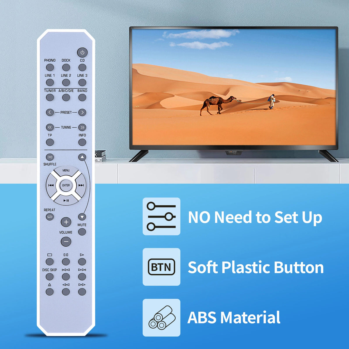 RAS5 WV50010 Remote Control For Yamaha A-S300 A-S500 A-S300BL A-S500BL