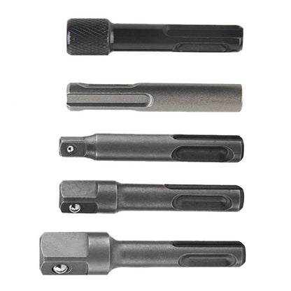 5pcs SDS Plus 1/4" 3/8" 1/2" Screwdriver Bit Hammer Drill Bit Accessories