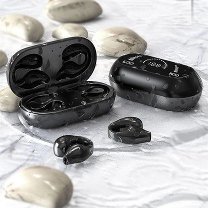 LED Bone Conduction Earbuds Wireless Bluetooth 5.2 Headphone HiFi Stereo Headset