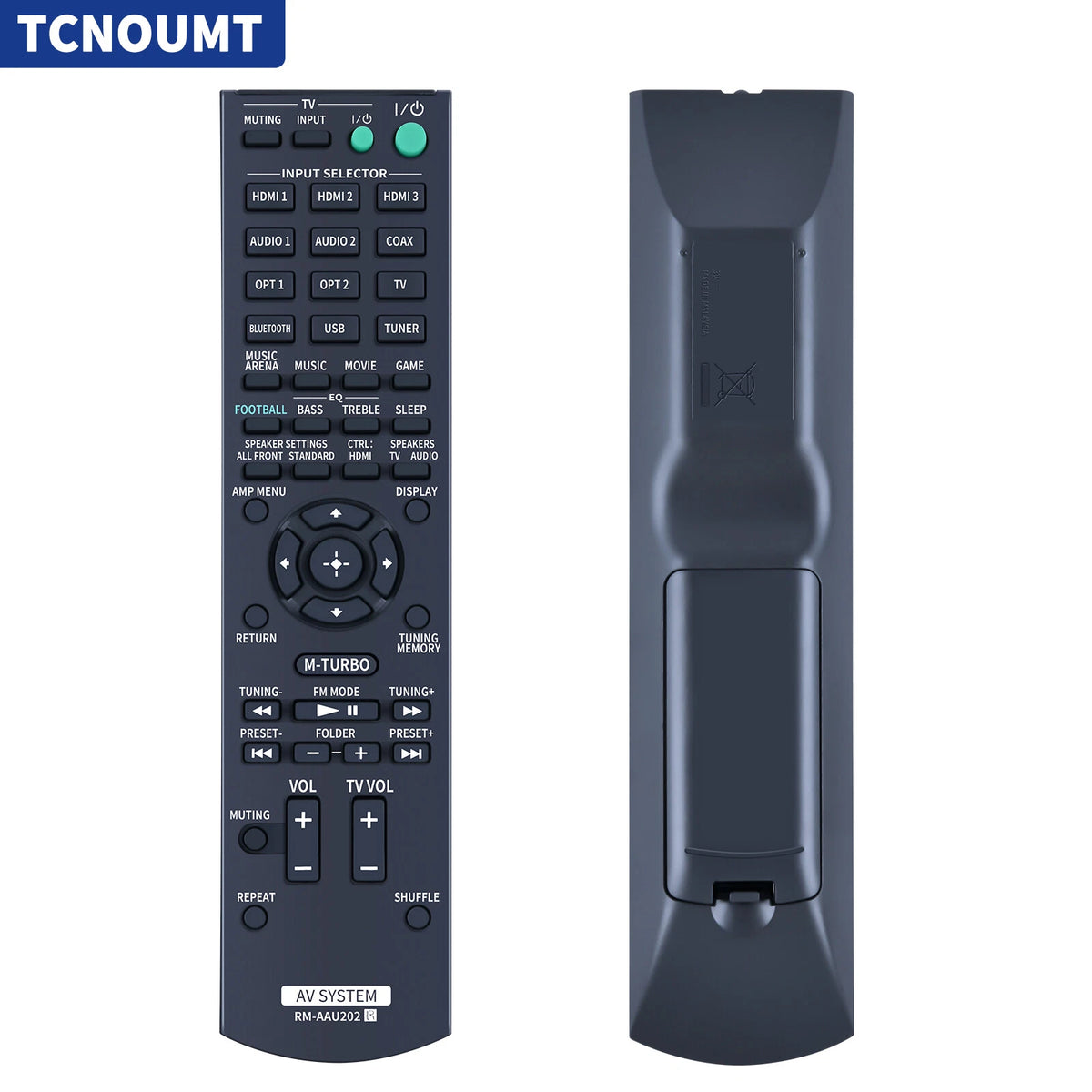 RM-AAU202 Remote Control For Sony AV System HT-M22 HT-M55 HT-M77 STR-KM77