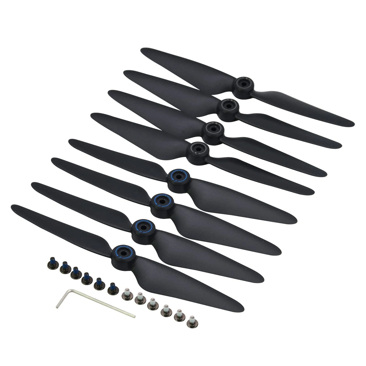 Blomiky 2 Sets 8 Pack F7 Foldable Propellers Replace Spare Pros Compatible...