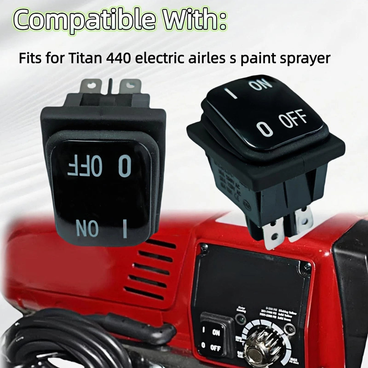 LZXQYMX 2-Pack Rocker Switch Fits for Titan 440 Paint Sprayer, Replaces...