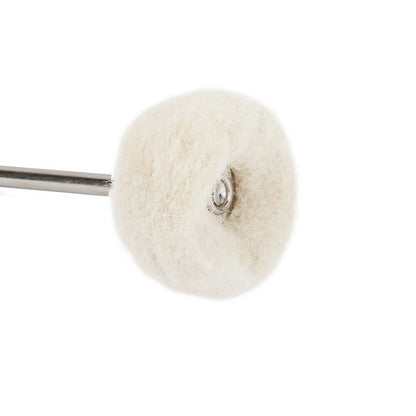 10Pcs Fine Wool 1/8" Shank Soft Polishing Brush Buffing Wheel  Rotary Tool qq