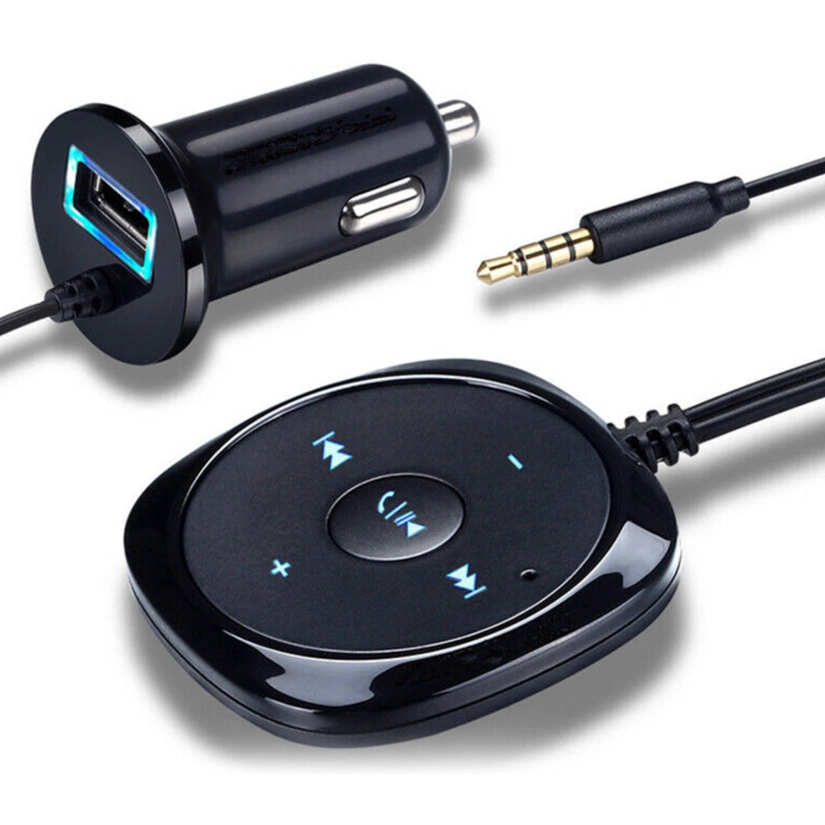 BC20 Car Cigarette Lighter Bluetooth Wireless Receiver MP3 Player Audio Cable