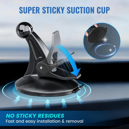 17mm Suction Cup GPS Cradle Holder For Garmin Nuvi Dezl RV Drive Smart Dashboard